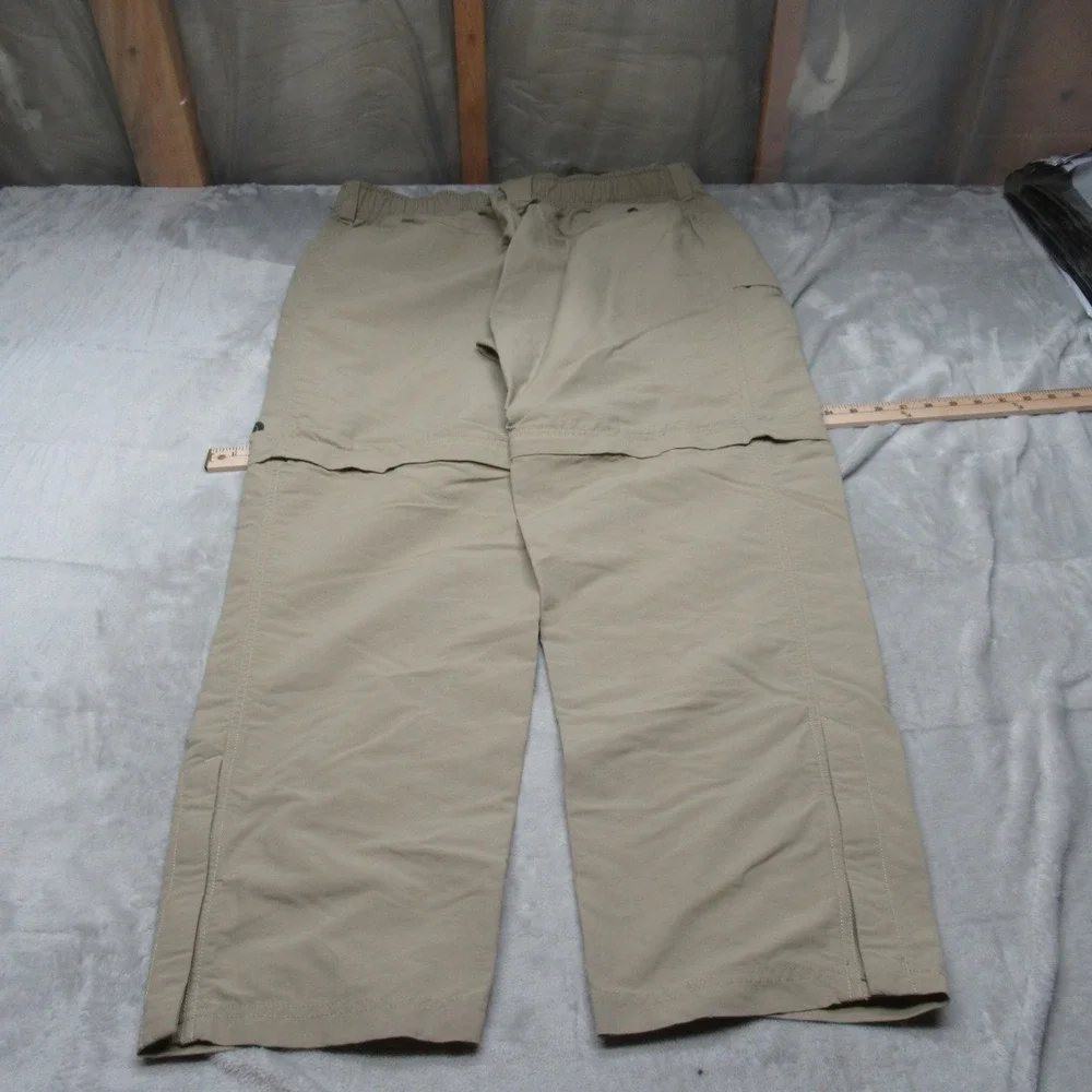 North Face Pants Mens XL Beige Paramount Trail Convertible Zip‎ Off Belt 37x29